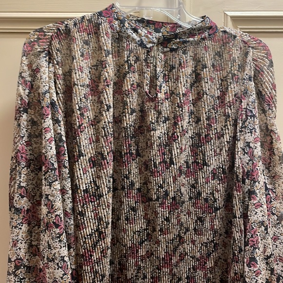 ZARA SHEER FLORAL FLOEY OVERSIZED MINI DRESS M - Picture 2 of 6